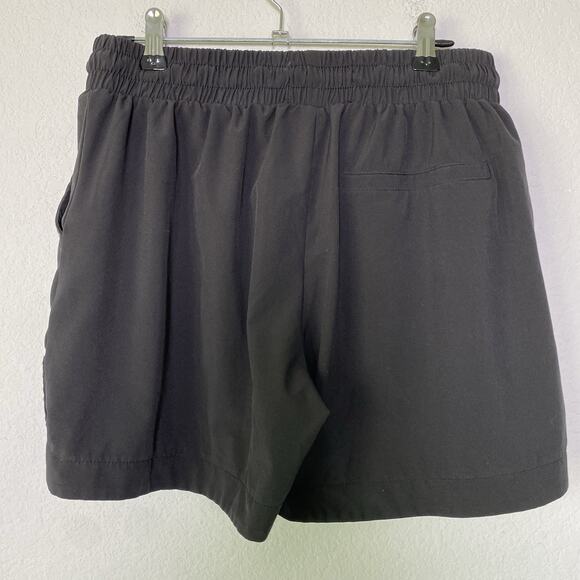 Helly Hansen Womens Silmond Shorts M Black Elastic Waist Pull On Running Active‎ - Picture 2 of 9